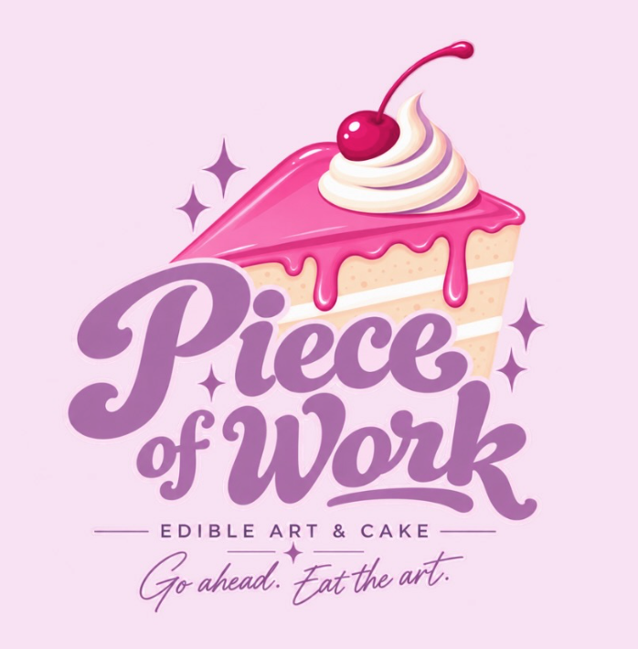 Piece of Work — Edible Art & Cake. Go ahead. Eat the art.